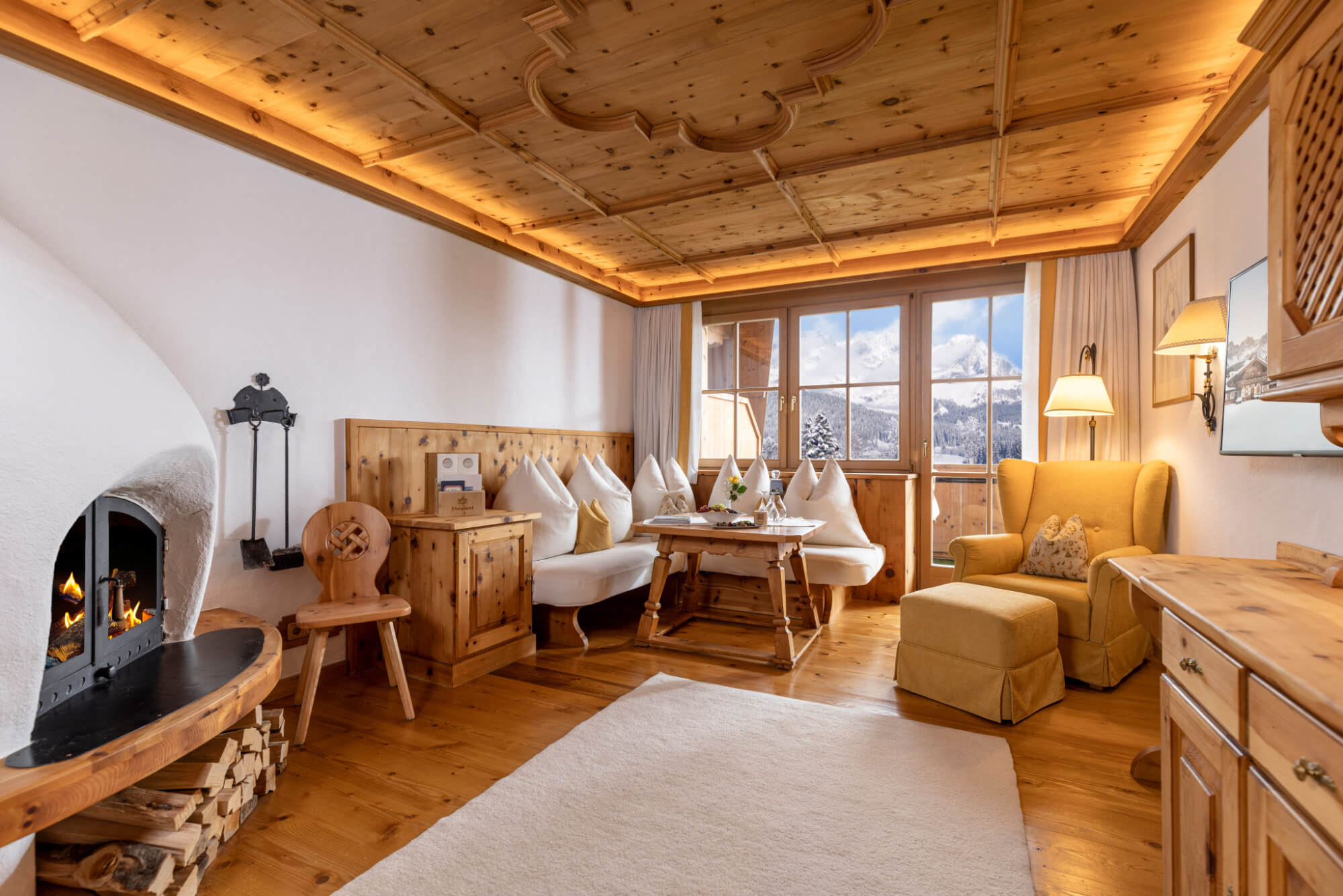 Juniorsuite Wohnzimmer Winter